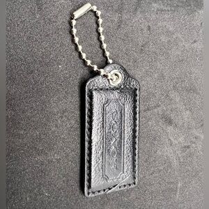 Authentic Coach Zipper Pull/Tag